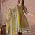 Cotton anarkali kurti-pant-dupatta set
