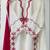 White rayon embroidered kurta-sets
