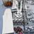 White silk blend printed kurta-sets
