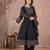 Cotton anarkali kurti-pant-dupatta set