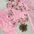 Baby-pink silk blend embroidered kurta-sets