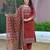 Cotton printed straight kurti-pant-dupatta set