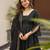 Black georgette printed kurta-sets