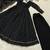 Black georgette printed kurta-sets
