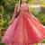 Pink silk blend embroidered kurta-sets