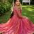 Pink silk blend embroidered kurta-sets