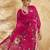 Pink color georgette fabric floral printed trendy girlie looks saree
