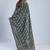 Green color stylish ajrak printed traditional chiffon fabric saree