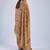 Yellow color stylish ajrak printed traditional chiffon fabric saree