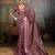 Purple color beautiful ethnic partywear saree for traditional rich looks