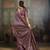 Purple color beautiful ethnic partywear saree for traditional rich looks
