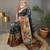 Black soft silk saree with rich weaved paithani pallu & 3d traditional design with gold and silver zari