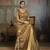 Mustard color beautiful ethnic partywear saree for traditional rich looks