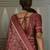 Maroon color beautiful ethnic partywear saree for traditional rich looks