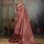 Maroon color beautiful ethnic partywear saree for traditional rich looks