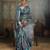 Blue color beautiful ethnic partywear saree for traditional rich looks