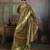 Mahendi color beautiful ethnic partywear saree for traditional rich looks