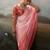 Rose pink color beautiful satin fabric glamorous bollywood style saree