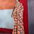 Mustard color smart cotton crepe fabric beautiful designer printed saree