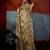 Mustard color smart cotton crepe fabric beautiful designer printed saree