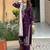 women's  georgette sequins embroidered kurta pant with dupatta set
