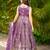 women's crunchy silk sequins embroidered anarkali kurta palazzo with dupatta set