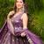 women's crunchy silk sequins embroidered anarkali kurta palazzo with dupatta set