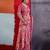 Pink color smart cotton crepe fabric beautiful designer printed saree