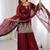 women's shimmer silk sequins embroidered kurta palazzo with dupatta set
