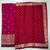 maroon embroidery work chiffon ceremonial saree
