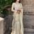 women's  silk sequins embroidered kurta sharara with dupatta set