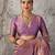 Purple color rich sophisticated kanjivaram blend silk saree