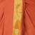 Orange plain art silk basic dhoti