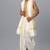 Off white art silk dhoti
