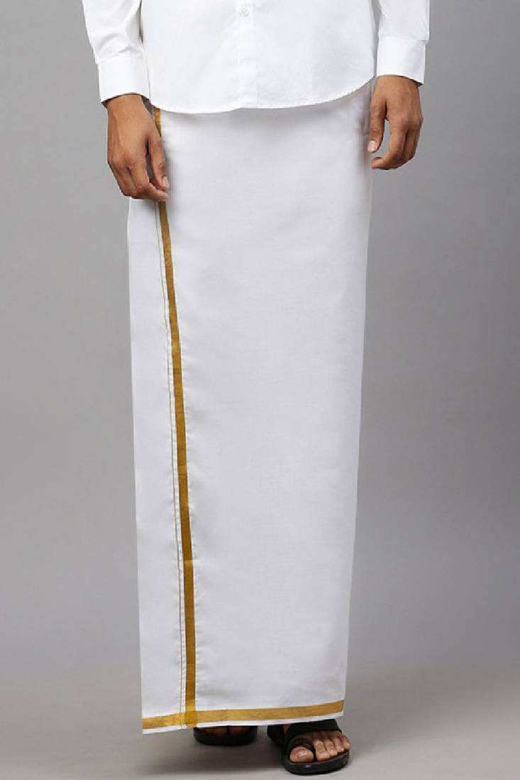 White cotton dhoti