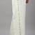 Cream plain cotton regular fit trousers