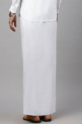 classic white color cotton dhoti for men 2