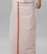 Copper plain tissue dhoti basic dhoti