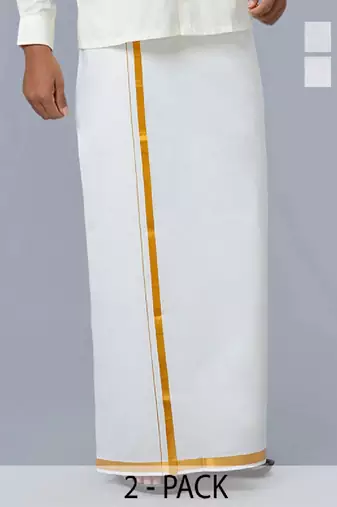 White cotton dhoti