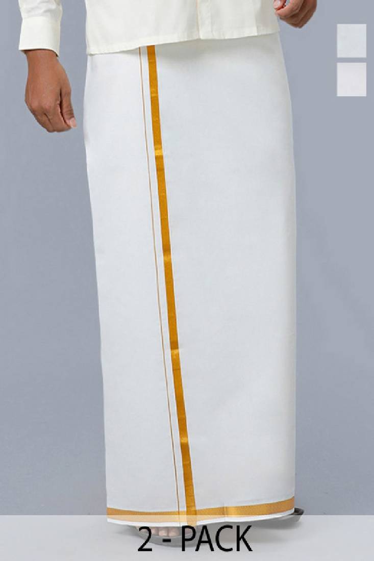 White cotton dhoti