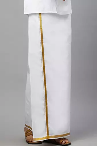 White cotton dhoti