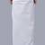 White cotton basic dhoti