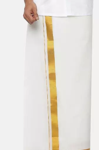 Cream dhoti cotton