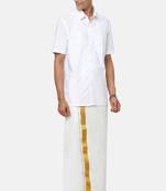 Cream dhoti cotton