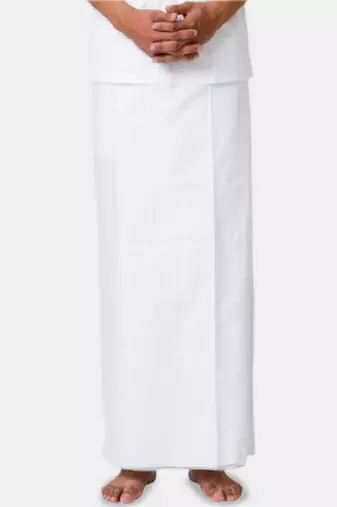 White cotton dhoti