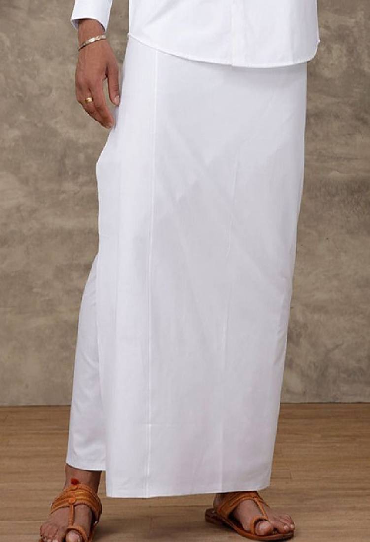 White cotton dhoti