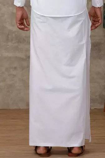 White cotton dhoti