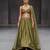 Olive Green Embroidered Dupion Silk Lehenga Set