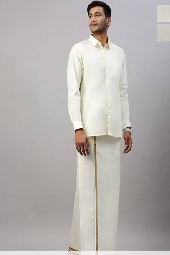 White cotton dhoti