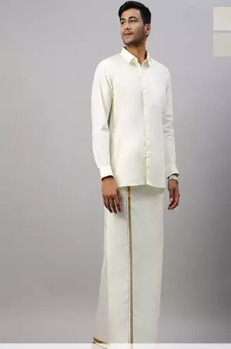 White cotton dhoti